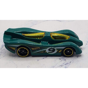 Mattel Hot Wheels 2016 Track Builder 5 - Pack Teal Power Pistons Diecast Car